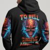 I CAN'T GO TO HELL THUNDER SKULL ALL OVER PRINT 1