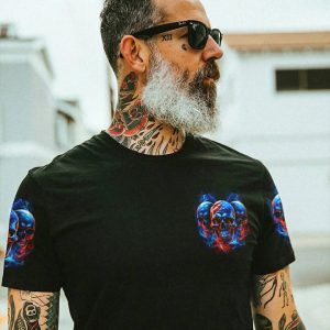 I HAVE 3 SIDES 3 SKULLS ALL OVER PRINT 1