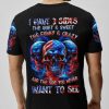 I HAVE 3 SIDES 3 SKULLS ALL OVER PRINT