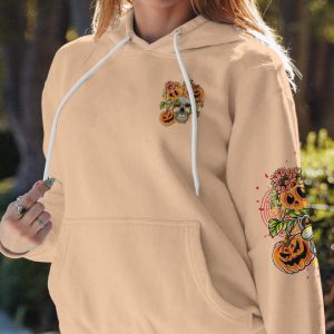 I'M BLUNT BECAUSE GOD ROLLED ME SKULL HALLOWEEN ALL OVER PRINT