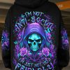 I'M NOT ANTI SOCIAL MAD REAPER SKULL ALL OVER PRINT