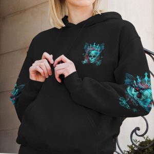 I'M THE F QUEEN SUGAR SKULL ALL OVER PRINT 1