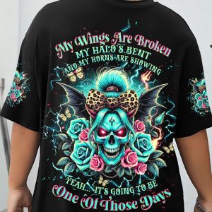 IT'S GOING TO BE ONE OF THOSE DAYS MESSY BUN ALL OVER PRINT