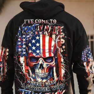 I'VE COME TO A POINT SKULL ALL OVER PRINT