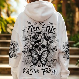 KARMA FAIRY SKULL BUTTERFLY ALL OVER PRINT