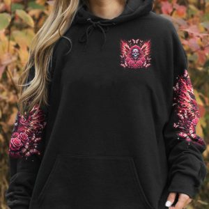 SHE WEARS STRENGTH AND DARKNESS SKULL ALL OVER PRINT 1