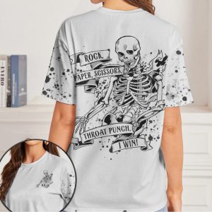 SKELETON RIBBON ALL OVER PRINT