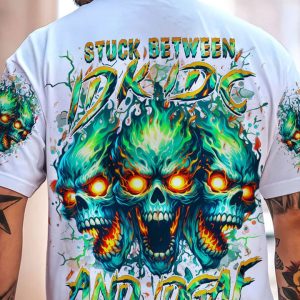 STUCK BETWEEN IDK IDC AND IDGAF ALL OVER PRINT