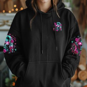 THE GOOD GIRL IN ME SKULL LADY ALL OVER PRINT 1