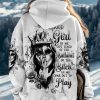 THE GOOD GIRL IN ME SKULL LADY ALL OVER PRINT