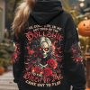 THE GOOD GIRL IN ME SKULL LADY ROSE ALL OVER PRINT