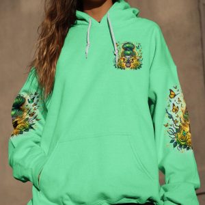 THE GOOD GIRL IN ME SKULL ROSE ALL OVER PRINT 1