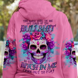 THE GOOD GIRL IN ME SUGAR SKULL ALL OVER 1