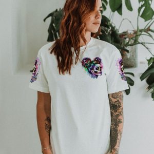 TODAY I'M WEARING A LOVELY SHADE MESSY BUN ALL OVER PRINT 1