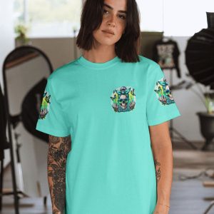 YOU COULDN'T HANDLE ME MESSY BUN TIE DYE ALL OVER PRINT 1