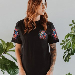 YOUR FIRST MISTAKE SKELETON LADY ALL OVER PRINT 1