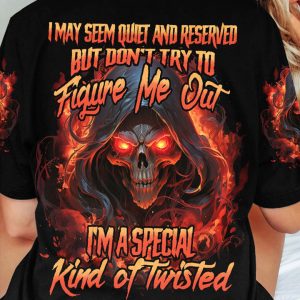 DON'T TRY TO FIGURE ME OUT ALL OVER PRINT