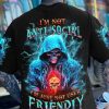 I'M NOT ANTI SOCIAL REAPER SKULL ALL OVER PRINT