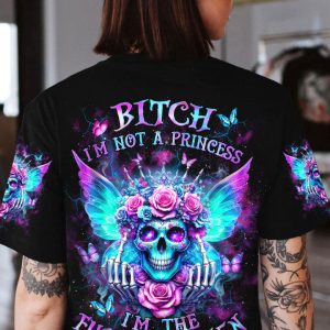 I'M THE F QUEEN SKULL ALL OVER PRINT