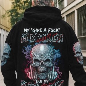 MY GIVE A F MAD SKULL ALL OVER PRINT