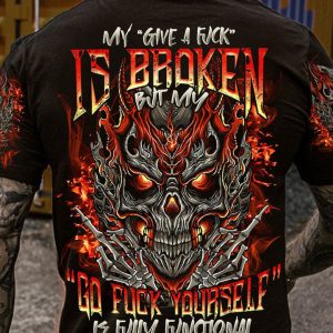 MY GIVE A F MAD SKULL ALL OVER PRINT