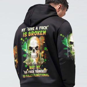 MY GIVE A F SKULL PATRICK'S DAY ALL OVER PRINT