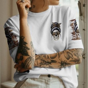 NEXT TIME MY NAME COMES OUT LEOPARD MESSY BUN ALL OVER PRINT 1