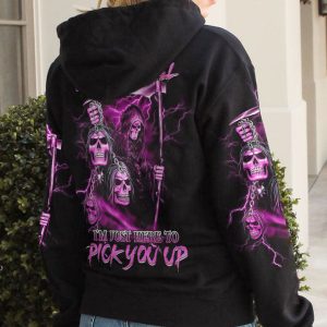 OF COURSE I'M GOING TO HELL SKULL ALL OVER PRINT