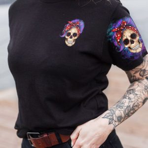 ONCE I GET AN ATTITUDE PURPLE MESSY BUN ALL OVER PRINT 1