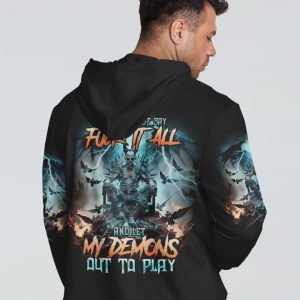 ONE DAY I'M GONNA JUST SAY DEMON ALL OVER PRINT