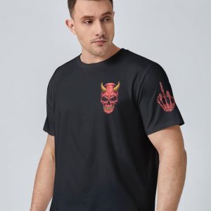 ONE DAY RED EVIL SKULL ALL OVER PRINT 1