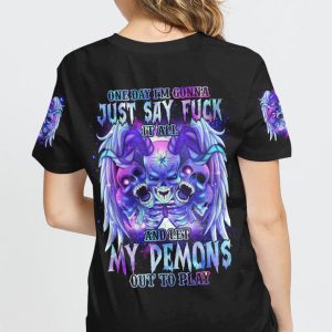 ONE DAY WINGS SKULL ALL OVER PRINT