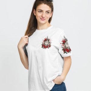 ROSES ARE RED CANDLES ARE LIT SKULL ALL OVER PRINT 1