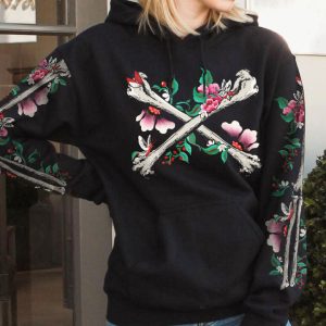 SKELETON FLORAL ALL OVER PRINT 1