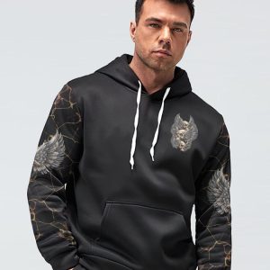 STUCK BETWEEN GOTHIC SKULL WINGS ALL OVER PRINT 1