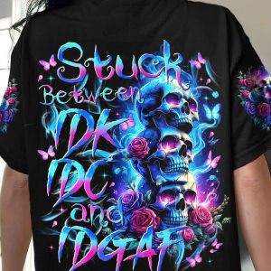 STUCK BETWEEN IDK IDC AND IDGAF ALL OVER PRINT