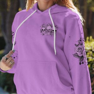 STUCK BETWEEN IDK IDC AND IDGAF SKULL ALL OVER PRINT 1