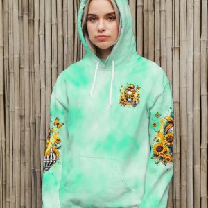 TAKE THIS WITH YOU MESSY BUN SKULL ALL OVER PRINT 1