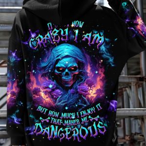 THAT MAKES ME DANGEROUS SKULL ALL OVER PRINT