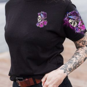 THE GOOD GIRL IN ME GOT TIRED SKULL ALL OVER PRINT 1