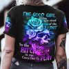 THE GOOD GIRL IN ME GOT TIRED SKULL ALL OVER PRINT