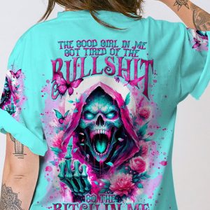 THE GOOD GIRL IN ME REAPER FLOWER ALL OVER PRINT