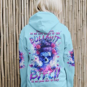 THE GOOD GIRL IN ME SKULL MESSY BUN ALL OVER PRINT 1