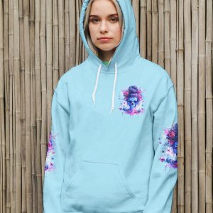 THE GOOD GIRL IN ME SKULL MESSY BUN ALL OVER PRINT