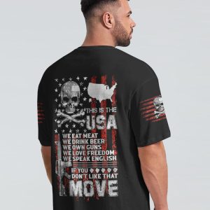 THIS IS THE USA SKULL ALL OVER PRINT