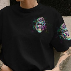 TODAY'S MOOD MESSY BUN TIE DYE ALL OVER PRINT 1