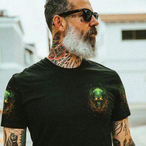 TREAD CAREFULLY MUTHAFUKA SKULL MONSTER ALL OVER PRINT 1