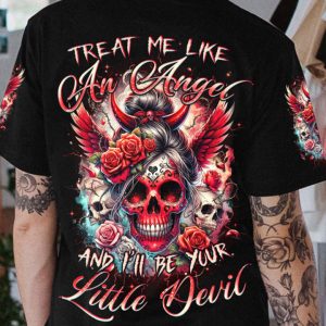 TREAT ME LIKE AN ANGEL ALL OVER PRINT