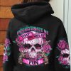 UNDERESTIMATE ME ROSE SKULL ALL OVER PRINT 1