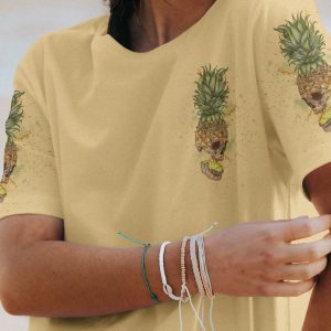 WALK AWAY I HAVE ANGER ISSUES PINEAPPLE SKULL ALL OVER PRINT 1